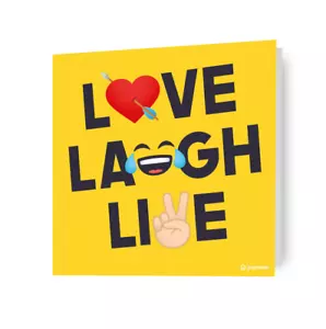 Tarjeta de Cumpleaños JoyPixels Emoji Tarjeta de Felicitación Incluye Sobre 6x6 Pulgadas - Imagen 1 de 7