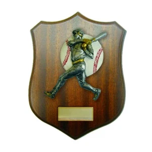 TARGA PREMIAZIONE "BASEBALL - BATTUTA GIOCO" - LEGNO E RESINA - "WINNER EAGLE" - Picture 1 of 1