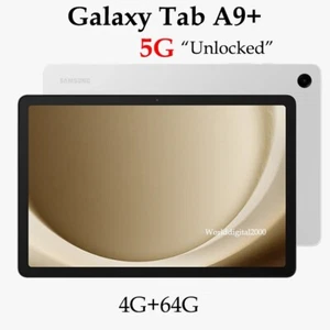 Samsung Galaxy Tab A9+ SM-X216 11 90Hz 4G+64G Wi-Fi+5G(Unlocked) -Silver- - Picture 1 of 1
