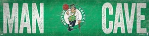Boston Celtics MAN CAVE Basketball Wood Sign - NEW 24" x 6" Decoration Gift - Picture 1 of 1