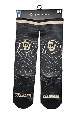 Colorado Buffaloes Socks Premium Digital Print NCAA Athletic Wear - Image 1 of 2