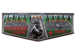 2009 OA Kiskakon 75 Lodge Flap Patch AWAC Anthony Wayne Area Council BSA - Picture 1 of 24