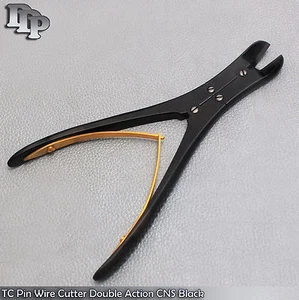 TC Pin Wire Cutter Black Double Action CNS 7" Orthopedic Surgical Instruments - Bild 1 von 3