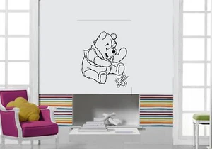 Wall Stickers Vinyl Decal Winnie The Pooh Cartoon Nursery Baby Room (ig1042) - Picture 1 of 3