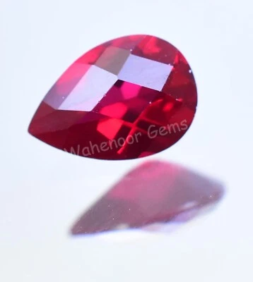 2.20 Ct Natural Red Color Almandine Garnet Pear Loose Gemstone Certified - Image 1 of 4