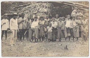 1910 Negrito Filipino Ethnic Natives - REAL PHOTO Philippines Postcard - Picture 1 of 2