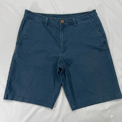 Pantalones Cortos Chinos Tommy Bahama Para Hombre 32 Azul Frente Plano 10" Entrepierna Marlín Elastizados Foto 1 de 4