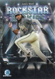 2025 Bowman #RR-11 James Wood Rockstar Rookies Washington Nationals - Picture 1 of 2