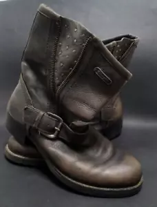 Wrangler Women Boots Genuine Brown Leather Original Spirit Of America - Imagen 1 de 14