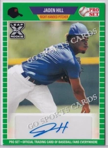 2021 Leaf Pro Set PS-JH1 Jaden Hill XRC Autograph Green Rockies - Picture 1 of 1