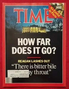 TIME MAGAZINE, Reagan Lashes Out, December 8, 1986. Good condition. See Pics.. - Imagen 1 de 3