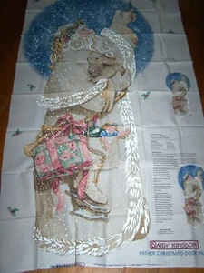 Daisy Kingdom Stoff Nähpanel Weihnachten WEIHNACHTSMANN TÜRVERKLEIDUNG - Bild 1 von 1