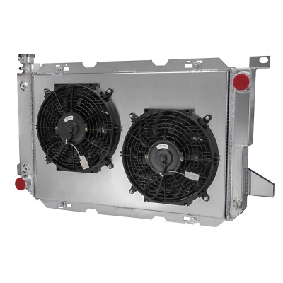 3-Row Radiator Shroud Fan fit 1985-1997 1986 Ford Bronco F-150 F-250 F-350 V8. - Image 1 of 4