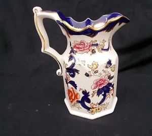 Masons MANDALAY. Jug. Gothic Shape.  Height 5 3/4 inches - Picture 1 of 3