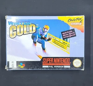 Winter Gold - SNES - Super Nintendo Complete In Box - CIB - Pal - Picture 1 of 9
