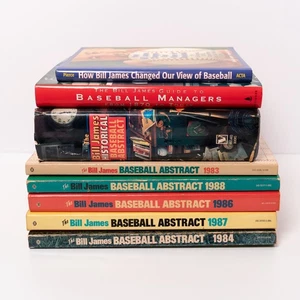Lot of Bill James Baseball Abstract, Historical, 1984, 1983, 1986, 1987, & 1988 - Picture 1 of 17