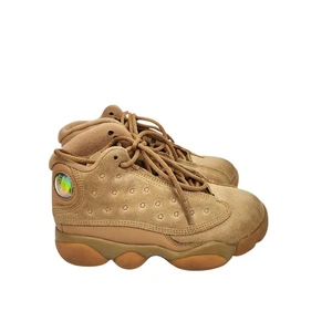 JORDAN 13 Retro Wheat Shoes Youth Size 12C 414575-705 Jumpman Sneakers - Picture 1 of 9