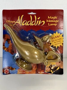 Vintage Disneys Aladdin Genie Lampe Magic Message Lamp Neu Versiegelt Mattel 1992 - Bild 1 von 5