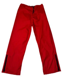 Log House Designs Vintage Pants Men’s Medium Red Gore-Tex Rain Repellent Fishing - Picture 1 of 7