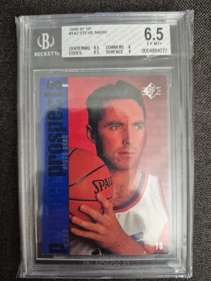 1996-97 SP - Premier Prospects Steve Nash #142 (RC) - Image 1 of 2