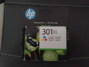 Original, HP, 301, XL, Bund, Aug 2023, Patrone, Druckerpatrone, Abgelaufen, Neu, - Bild 1 von 4