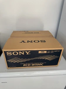 NEW SONY RCD-W500C CD PLAYER/RECORDER NEW  OLD STOCK Vintage Electronic & Remote - Picture 1 of 9
