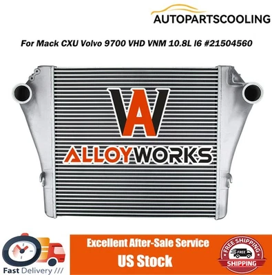 Intercooler Charge Air Cooler for Mack CXU Volvo 9700 VHD VNM 10.8L l6 #21504560 Foto 1 de 4