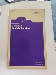 W.H. New Canadian English Literature Pamphlet Book 1981 - Picture 1 of 3