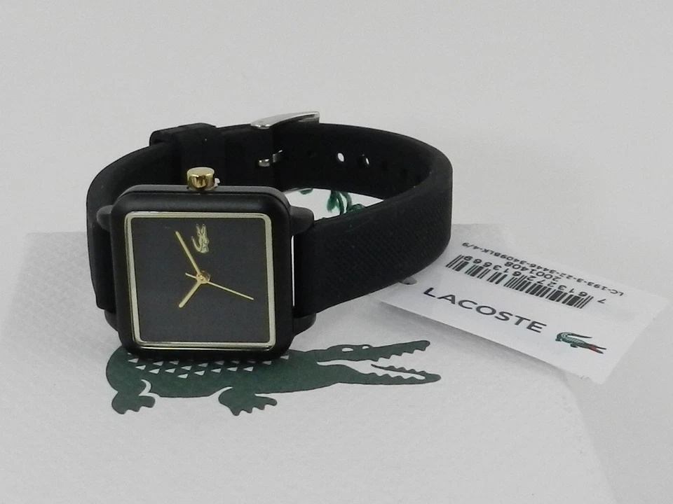 Lacoste 12.12 Men’s Watch 2011086 Blue Dial Silicone Strap Quartz 44mm