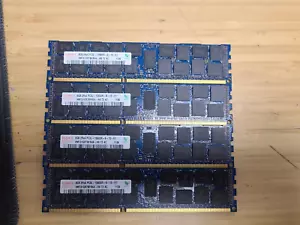 4X 8GB Hynix 2Rx4 PC3L-10600R DDR3-1333MHz Reg ECC HMT31GR7BFR4A-H9 #T86 - Picture 1 of 2