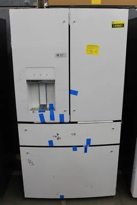 GE Cafe CXE22DP4PW2 36" Matte White CD French Door Refrigerator NOB #149601 MPA - Image 1 of 4