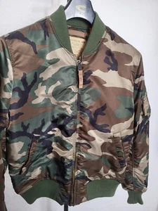 Alpha Industries camouflage Bomberjacke MA-1 Gr. L TOP Zustand - Bild 1 von 17