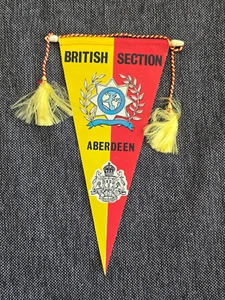IPA ➔ ASOCIACIÓN INTERNACIONAL DE POLICÍA ➔ Banderín ➔ SECCIÓN BRITÁNICA / Aberdeen - Imagen 1 de 2