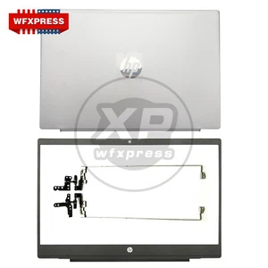 New HP Pavilion 15-CS 15-CW 15-CS0053cl Gray LCD Back Cover + Bezel + Hinges US - Picture 1 of 7