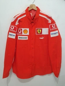 PUMA FERRARI TEAM SIZE XL NEW SHIRT MOTO F1 MOTOSPORT RARE Y2K OPIUM RARE - Picture 1 of 11