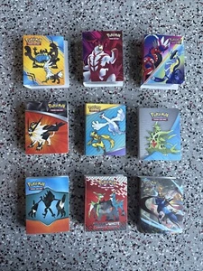 Pokemon Mystery Mini-Ordner - voll mit zufĂ€lligen Karten - tolle Strumpfwaren đ - Bild 1 von 5