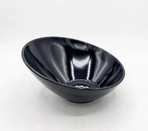 (8-Pack) GET 16oz Angled Cascading 8" Black Serving Bowl Salads Snacks Pasta - Picture 1 of 3
