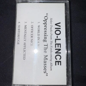 Vio-Lence - Rare 4 Track Promo Cassette From Oppressing The Masses - Never Sold - Picture 1 of 6