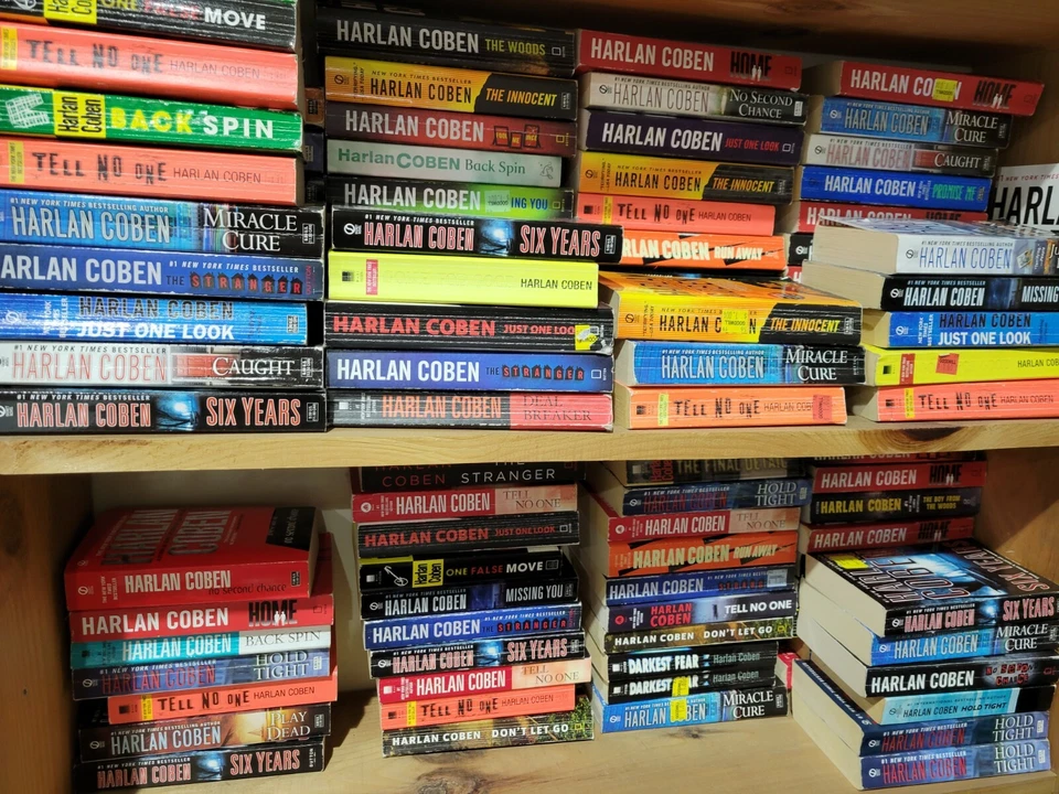 Lot of 10 Harlan Coben Paperback Books Random Mix Foto 1 de 3