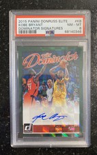 2015 Panini Donruss Elite Dominator Signatures Kobe Bryant (PSA 8 - Pop 1) 10/25
