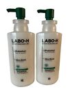 LABO-H Kopfhaut straffendes Shampoo Haarausfallpflege 333 ml (2er-Pack)