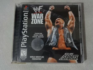 WWF Wrestling War Zone Playstation One PS1 PSX Game Complete Free Ship - Picture 1 of 3