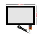 251*165mm Capacitive Touch Screen + USB Cable Plug and Play 10.1 inch 251x165mm