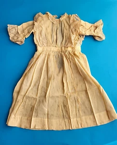 1910 Lace Trimmed Antique Dress for Antique doll  - Very Good - Bild 1 von 8