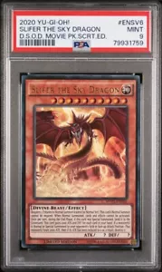 YuGiOh Slifer the Sky Dragon MVP1-ENSV6 Ultra Rare Limited Edition PSA 9 - Picture 1 of 1