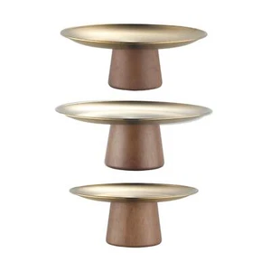 European Cake Stand Serving Tray Fruit Snack Display Round Party Dessert Display - Picture 1 of 10