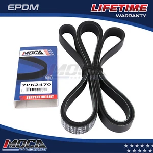 Correa Serpentine para 92-03 Dodge Ramcharger W150 250 Ram 1500 2500 3500 7PK2470 - Imagen 1 de 10