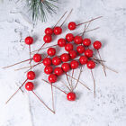 Beautiful Red Berry Stems on 200pcs of Artificial Pine Picks