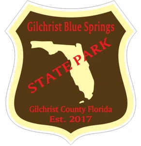 Gilchrist Blue Springs Florida State Park Aufkleber R6733 SIE WÄHLEN DIE GRÖSSE - Bild 1 von 1