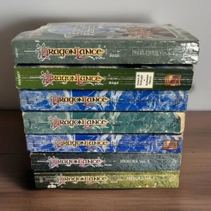 Dragon Lance Fantasy book lot-7 Soft Back Hero’s, Preludes, Preludes-2 Tails-ll - Picture 1 of 7